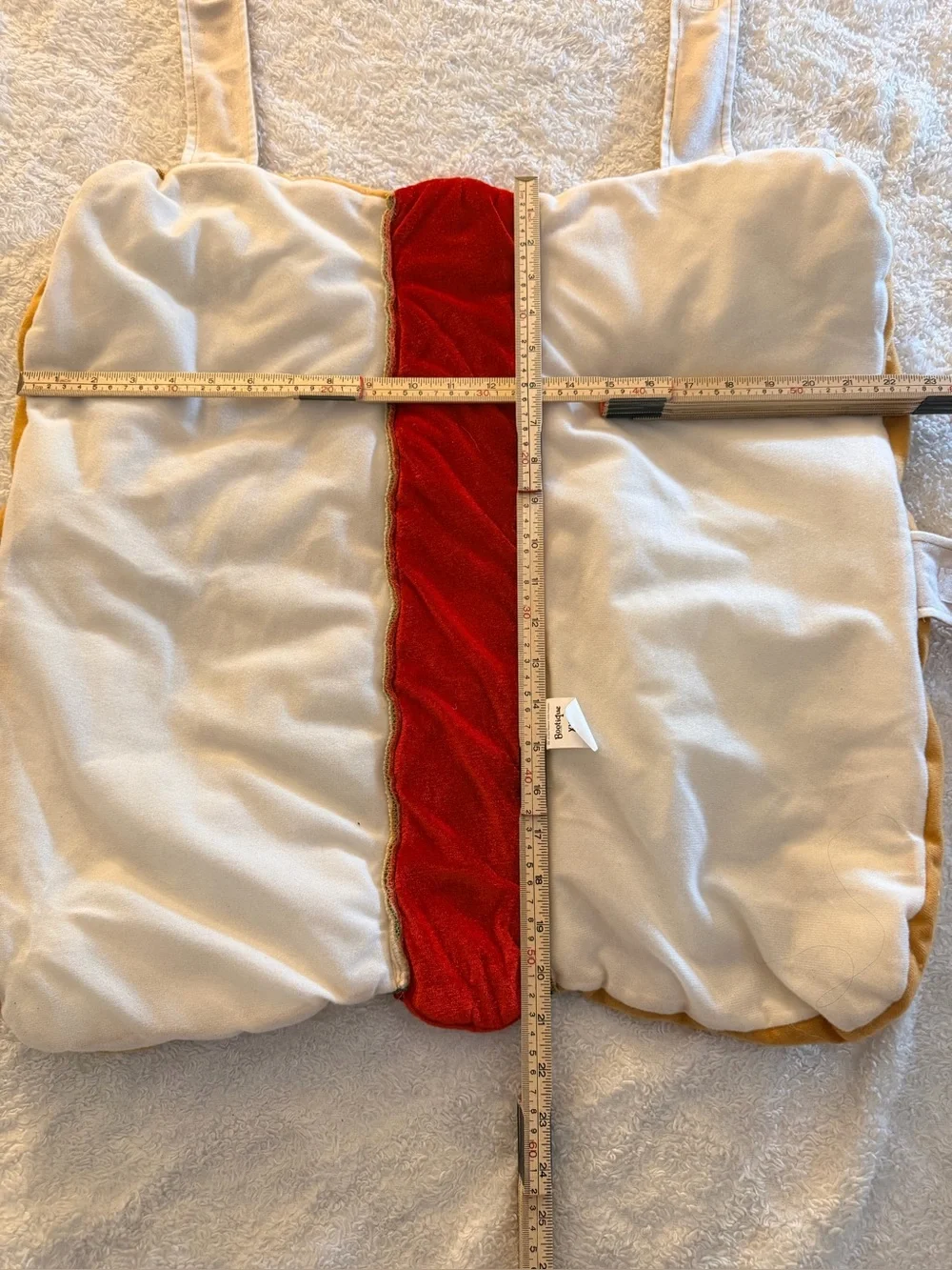 Hot Dog Costume for Dogs - Brown/Red Plush XXXL